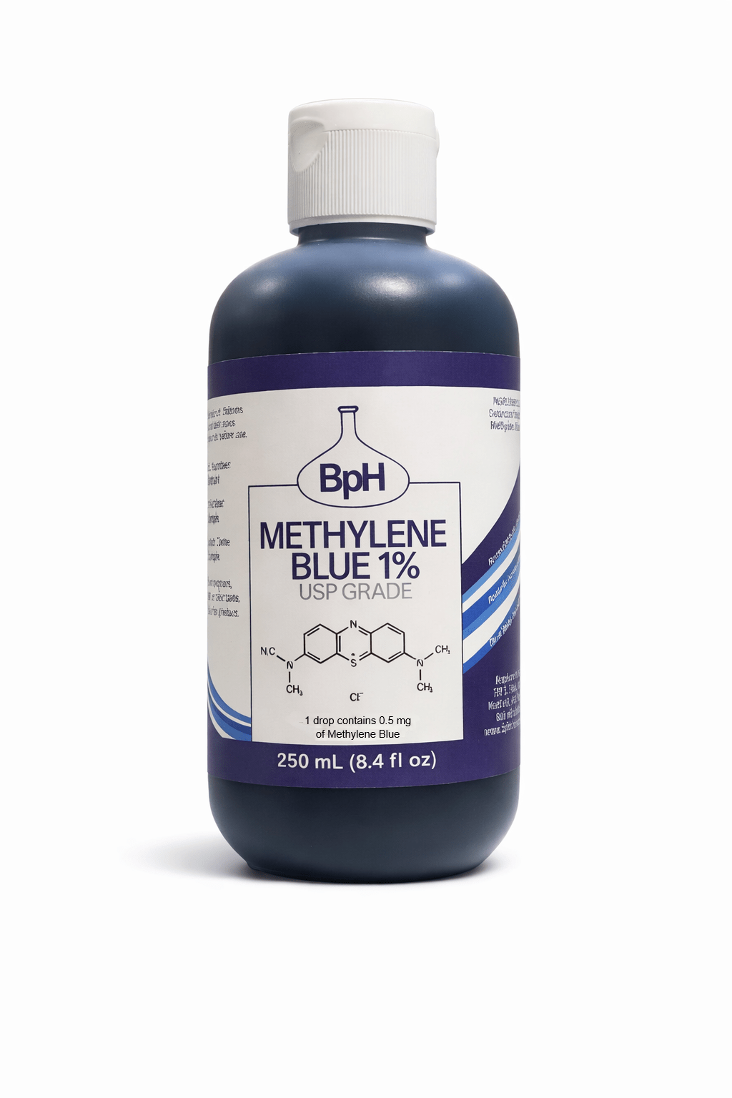 BpH Methylene Blue 1%, 250 mL Plastic 