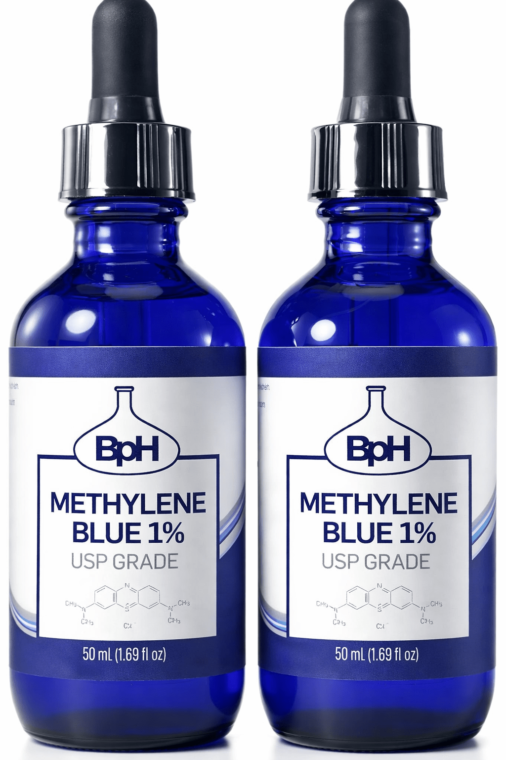 BpH Methylene Blue 1%, 50 mL x 2