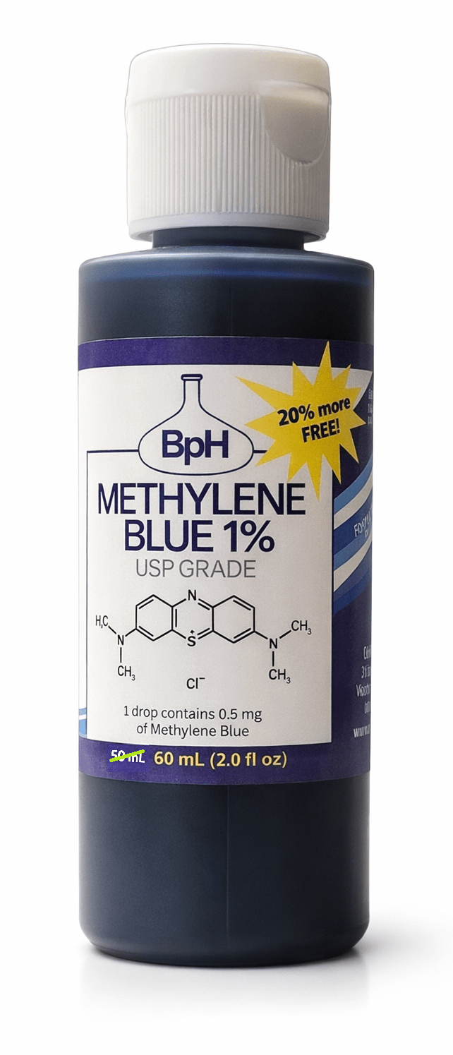 BpH Methylene Blue 1%, 60 mL Plastic
